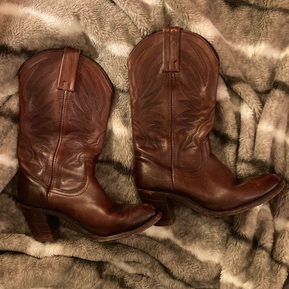 Frye Shoes Vintage Frye Cowboy Boots Poshmark